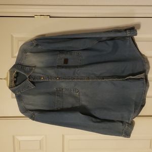Vintage 90s Denim Shirt Bugle Boy XL